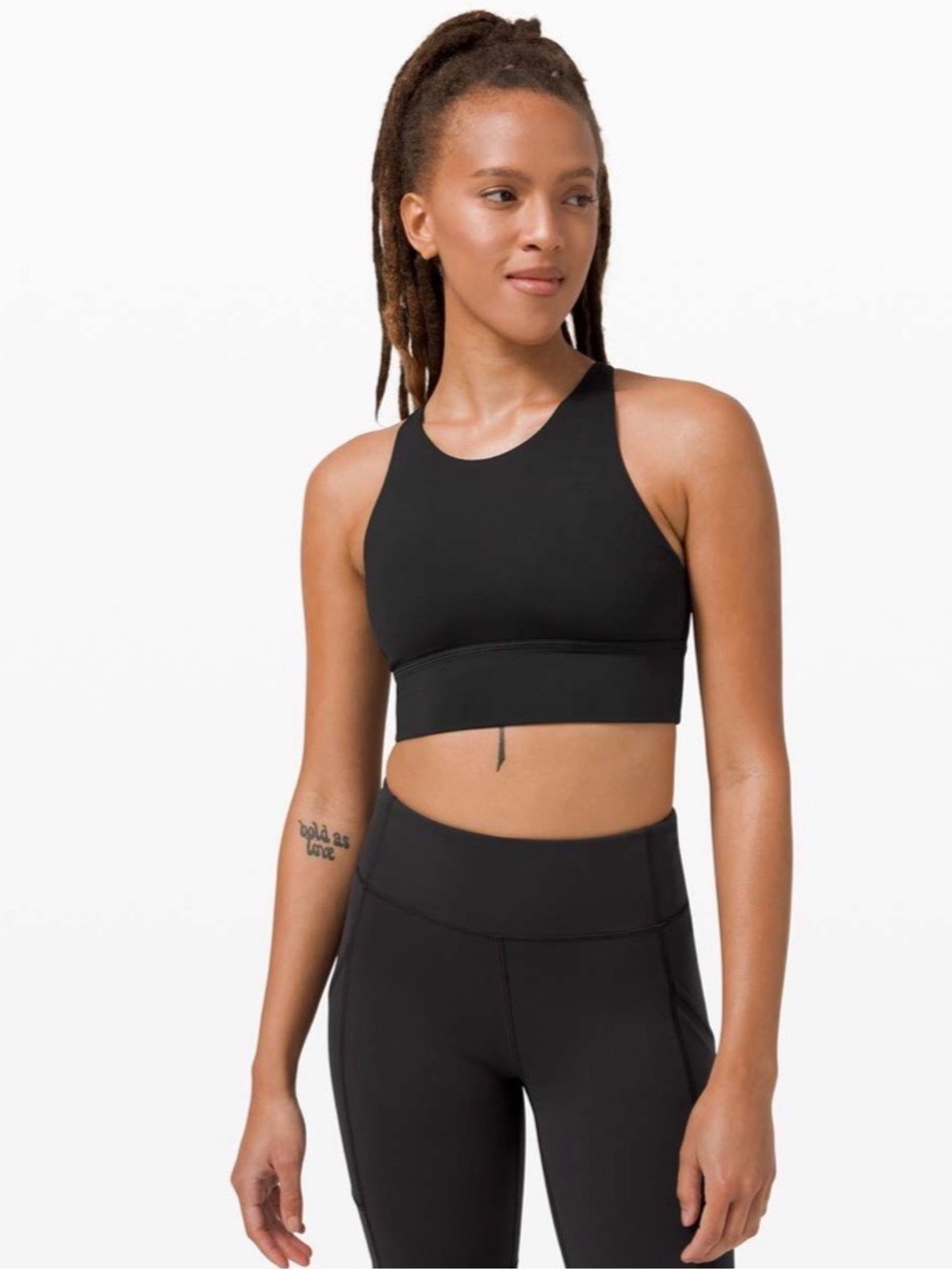 Lululemon Free To Be Wild High Neck Bra *Light Support, A/B Cup
Black